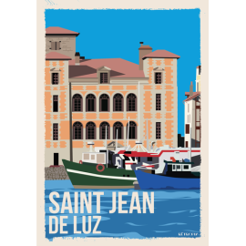 CB70 - Lot de 5 Cabas Saint Jean de Luz - Maison Louis XIV